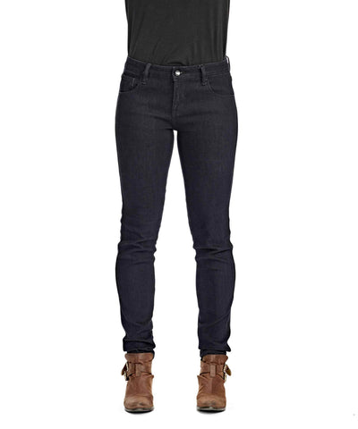 Women's Mid Rise Stretch Jeans - Dark Indigo