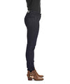 Women's Mid Rise Stretch Jeans - Dark Indigo