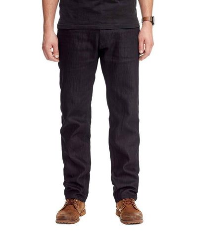 Unbreakable Relaxed Straight Jeans - Jet Black Indigo
