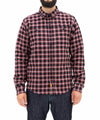 Aramid Lined Flannel Shacket- Black/Red