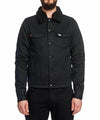 Unbreakable Jacket with detachable black shearling collar - Black