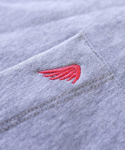 Women's Embroidery Fleece - Grey Marle