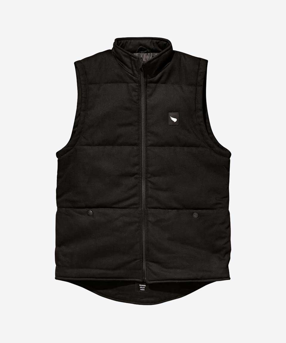 Twill Vest - Black