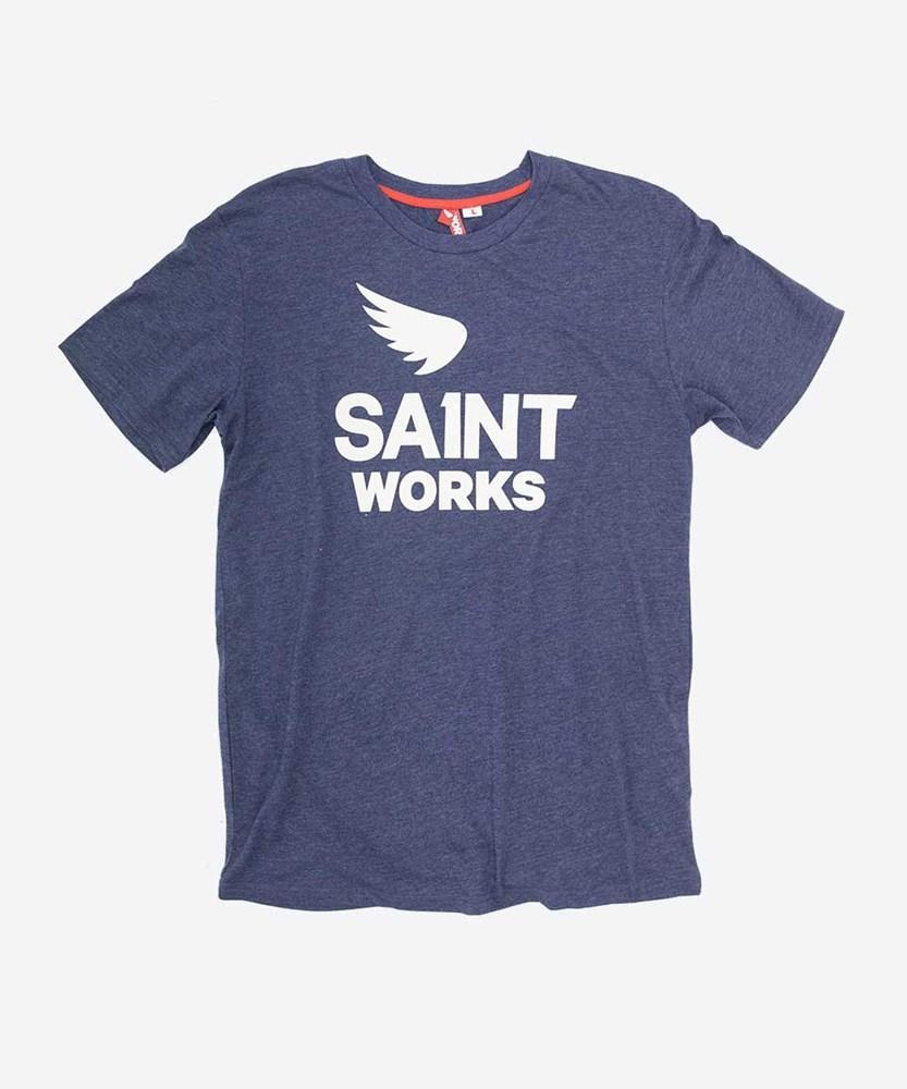 Logo Tee - Navy Marle